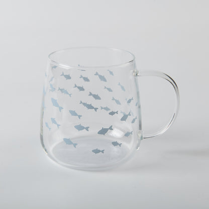 【家居】耐熱玻璃馬克杯 好多魚