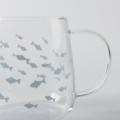 【家居】耐熱玻璃馬克杯 好多魚