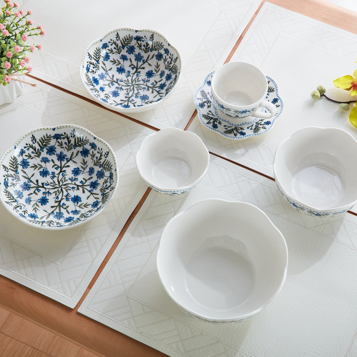 【家居】釉下彩 餐具 蘭趣