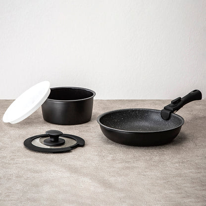 【家居】IH煎鑊湯鍋5/7件套 BK TORERU3