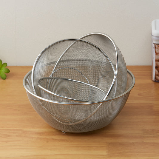 【家居】不銹鋼網籃 S