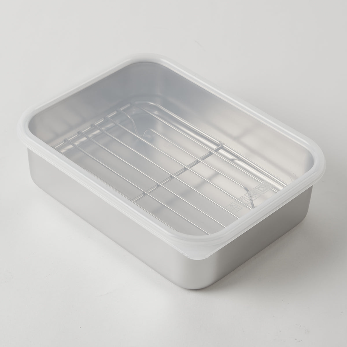 【家居】不銹鋼連蓋長方盤