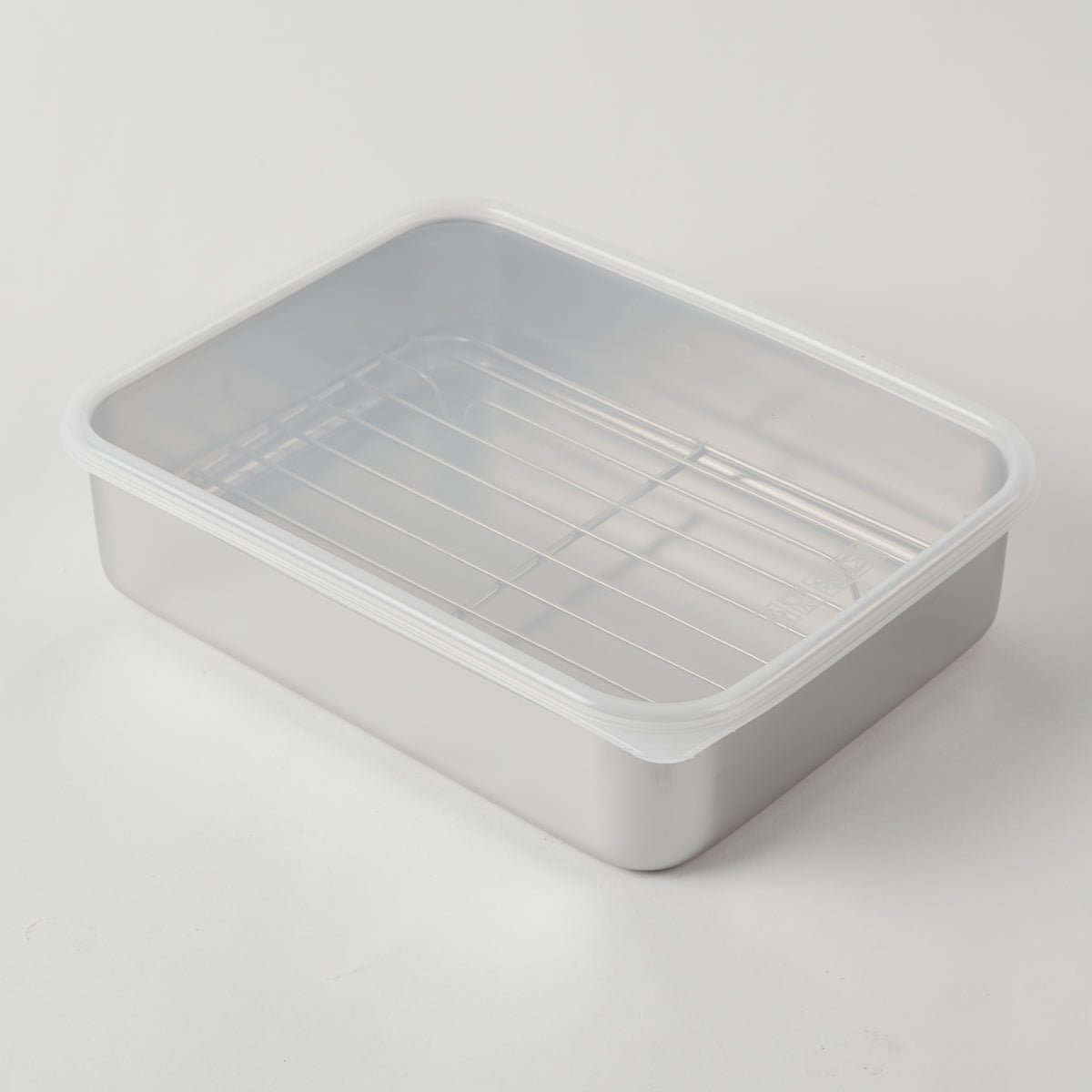 【家居】不銹鋼連蓋長方盤