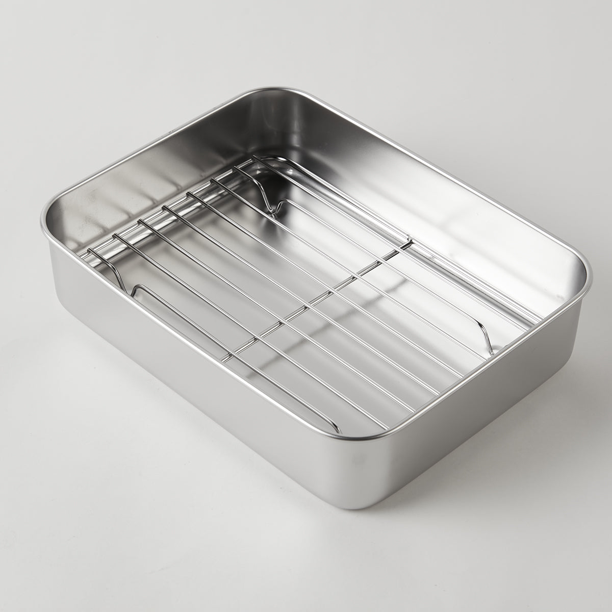 【家居】不銹鋼連蓋長方盤