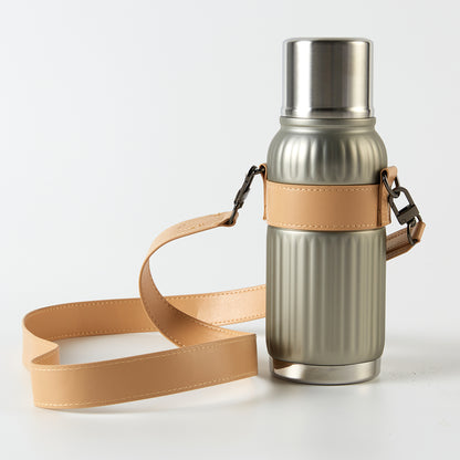 【家居】不銹鋼便攜雙用蓋保溫杯