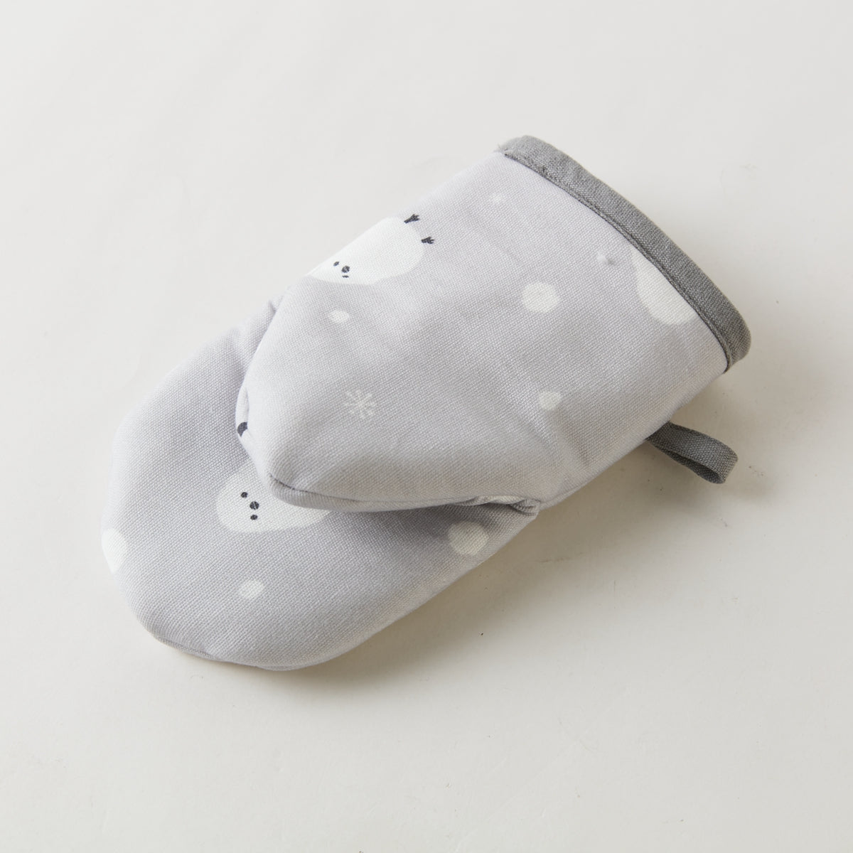 【家居】圍裙/廚房手套 小肥啾 灰色