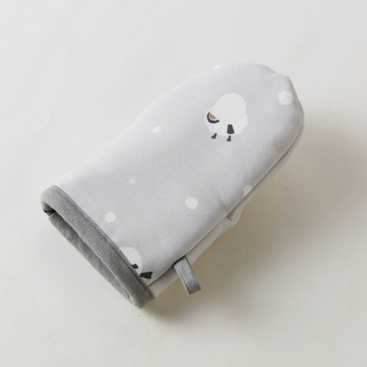 【家居】圍裙/廚房手套 小肥啾 灰色