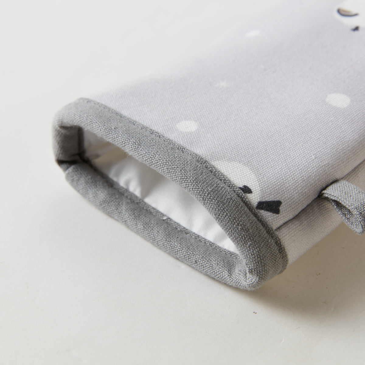 【家居】圍裙/廚房手套 小肥啾 灰色