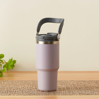 【家居】手提車載雙飲口杯 白色