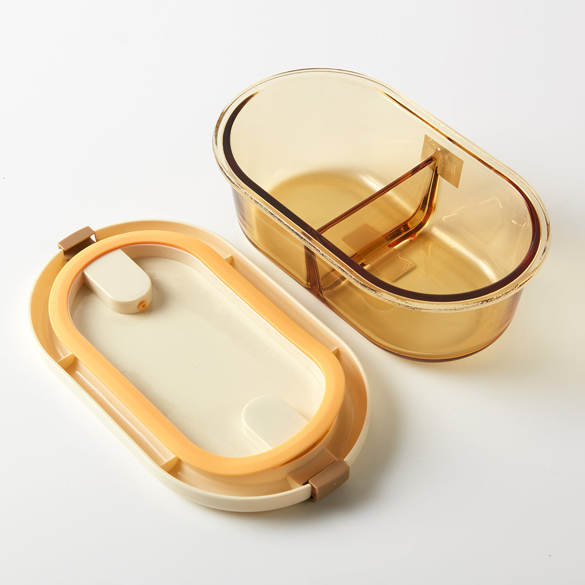 【家居】高硼矽玻璃便當盒2分格 BE