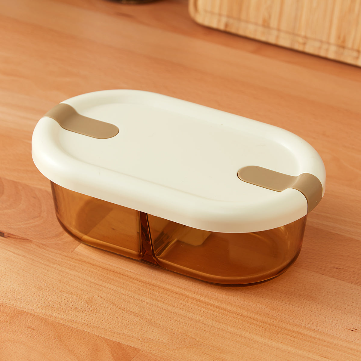 【家居】高硼矽玻璃便當盒2分格 BE