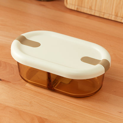 【家居】高硼矽玻璃便當盒2分格 BE