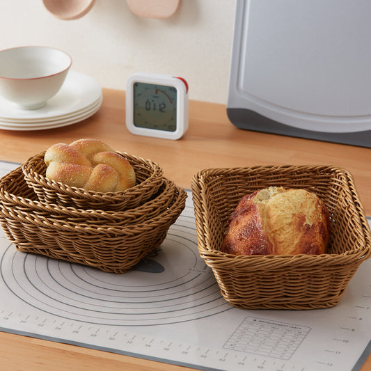 【家居】可水洗方形收納籃