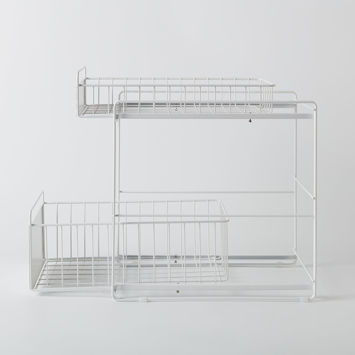 【家居】鐵製水槽下滑動收納架