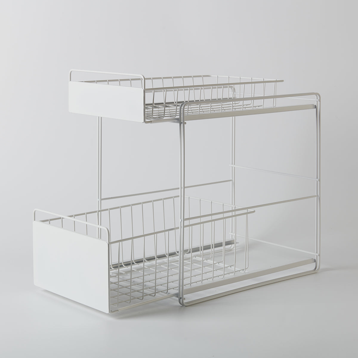 【家居】鐵製水槽下滑動收納架