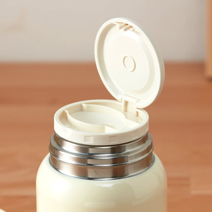 【家居】攜大容量燜燒罐 500mL 米色