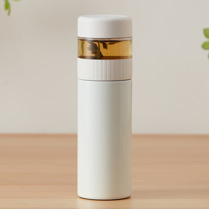 【家居】茶水分離不銹鋼保溫杯 460mL