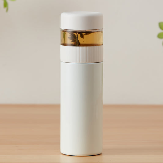 【家居】茶水分離不銹鋼保溫杯 460mL