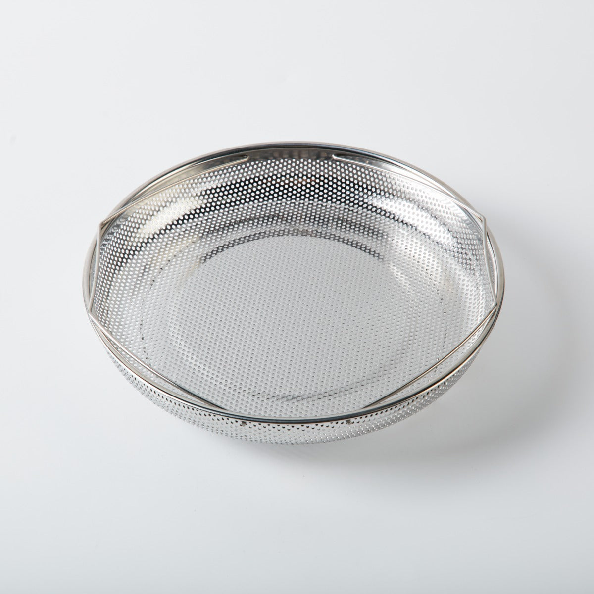 【家居】不銹鋼蒸架瀝水兩用籃 25cm
