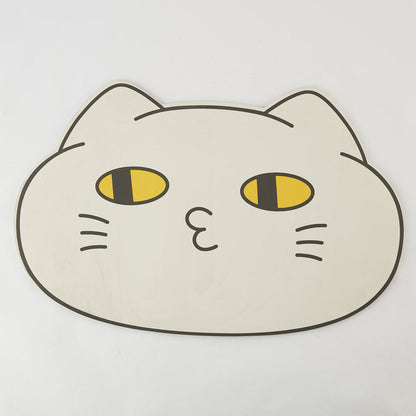 【家居】防滑矽藻土吸水軟墊 白熊/熊貓/貓