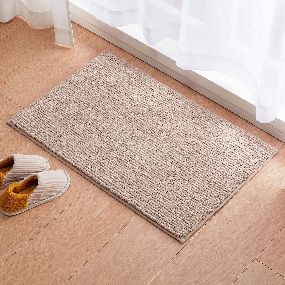 【家居】雪尼爾吸水防滑浴室墊6