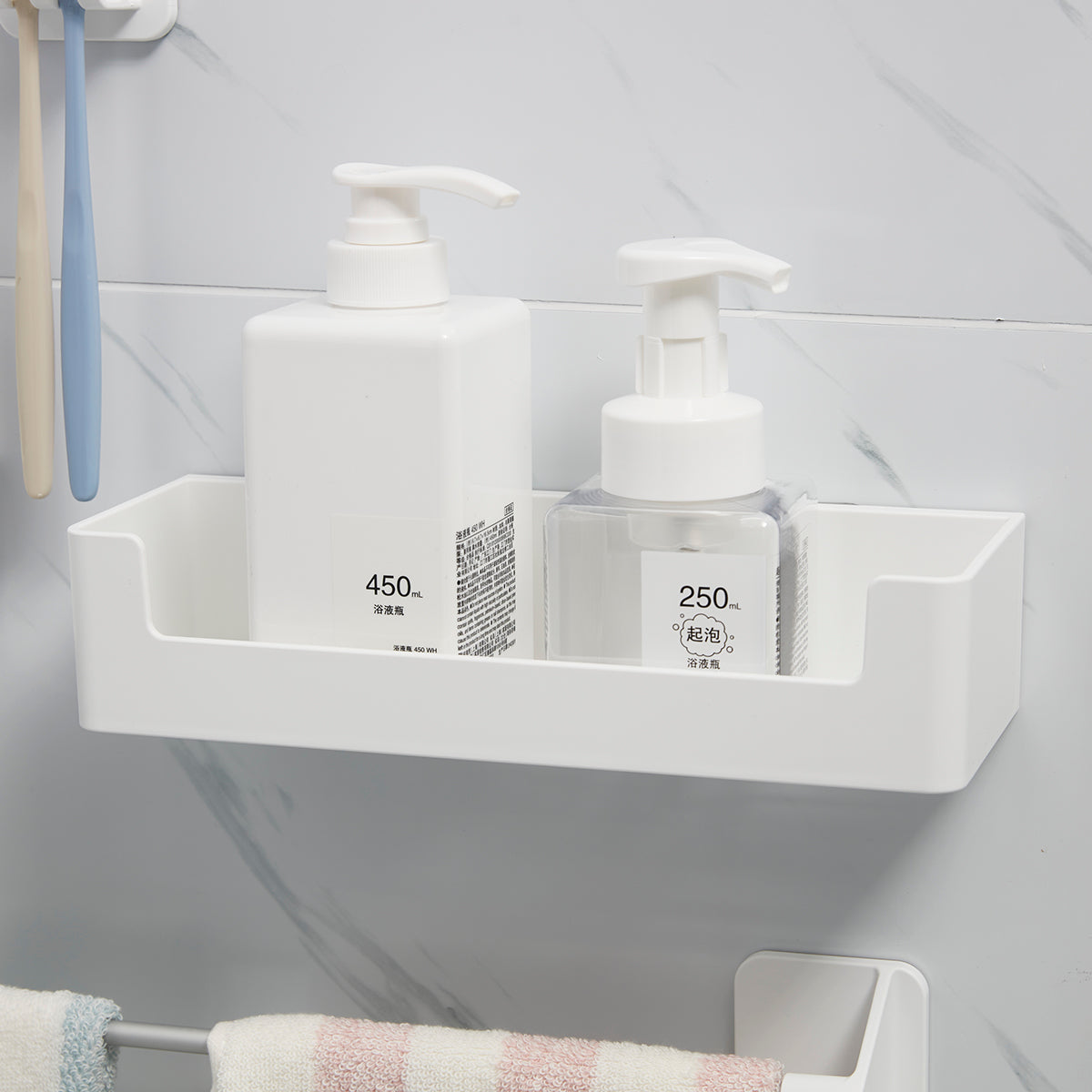 【家居】無痕貼片式置物/收納架 JC024