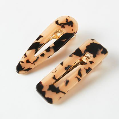 【家居】潑墨紋碎髮劉海夾 2P