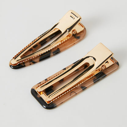 【家居】潑墨紋碎髮劉海夾 2P