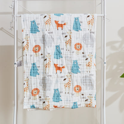 【家居】泡泡紗純棉卡通浴巾/面巾