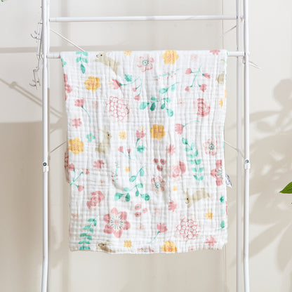 【家居】泡泡紗純棉卡通浴巾/面巾