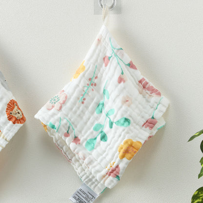 【家居】泡泡紗純棉卡通浴巾/面巾