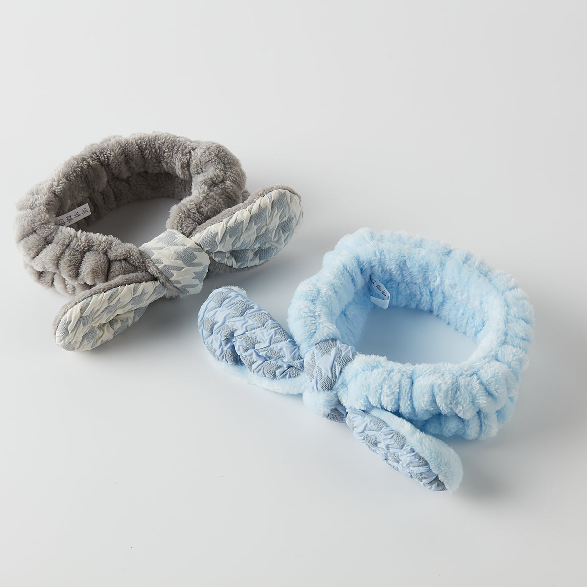 【家居】格紋髮帶2件套 奶茶&拿鐵