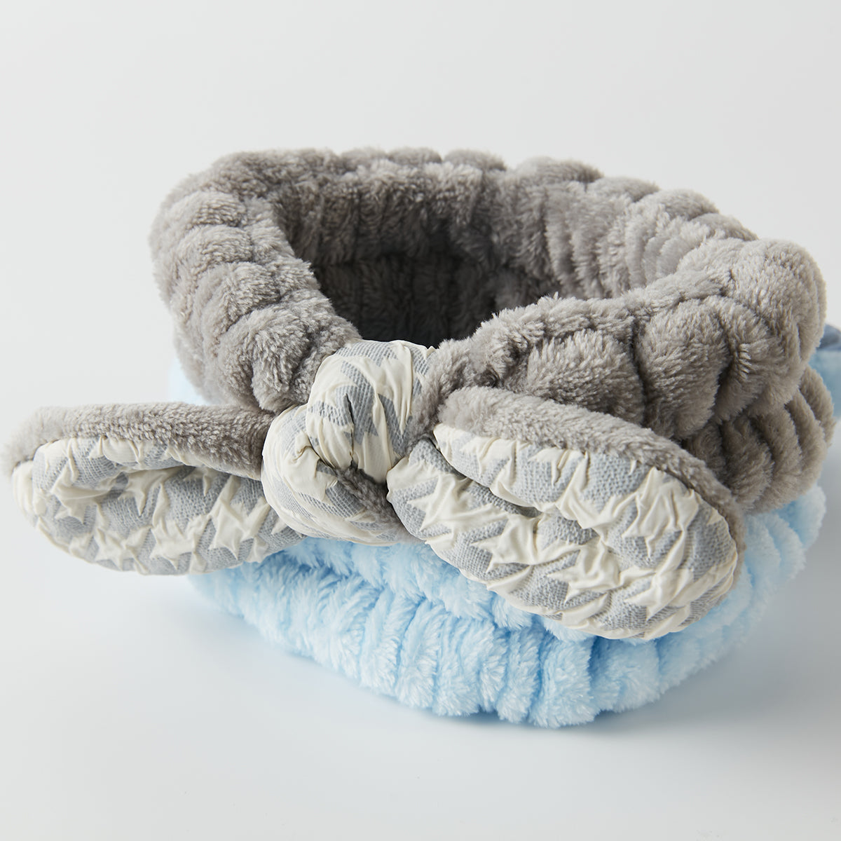 【家居】格紋髮帶2件套 奶茶&拿鐵