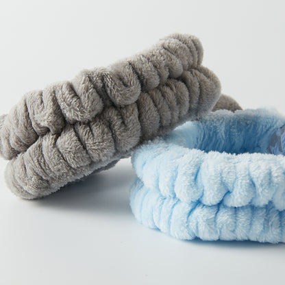 【家居】格紋髮帶2件套 奶茶&拿鐵