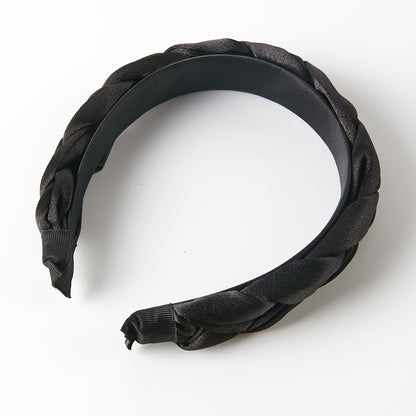 【家居】編織感頭箍 黑色