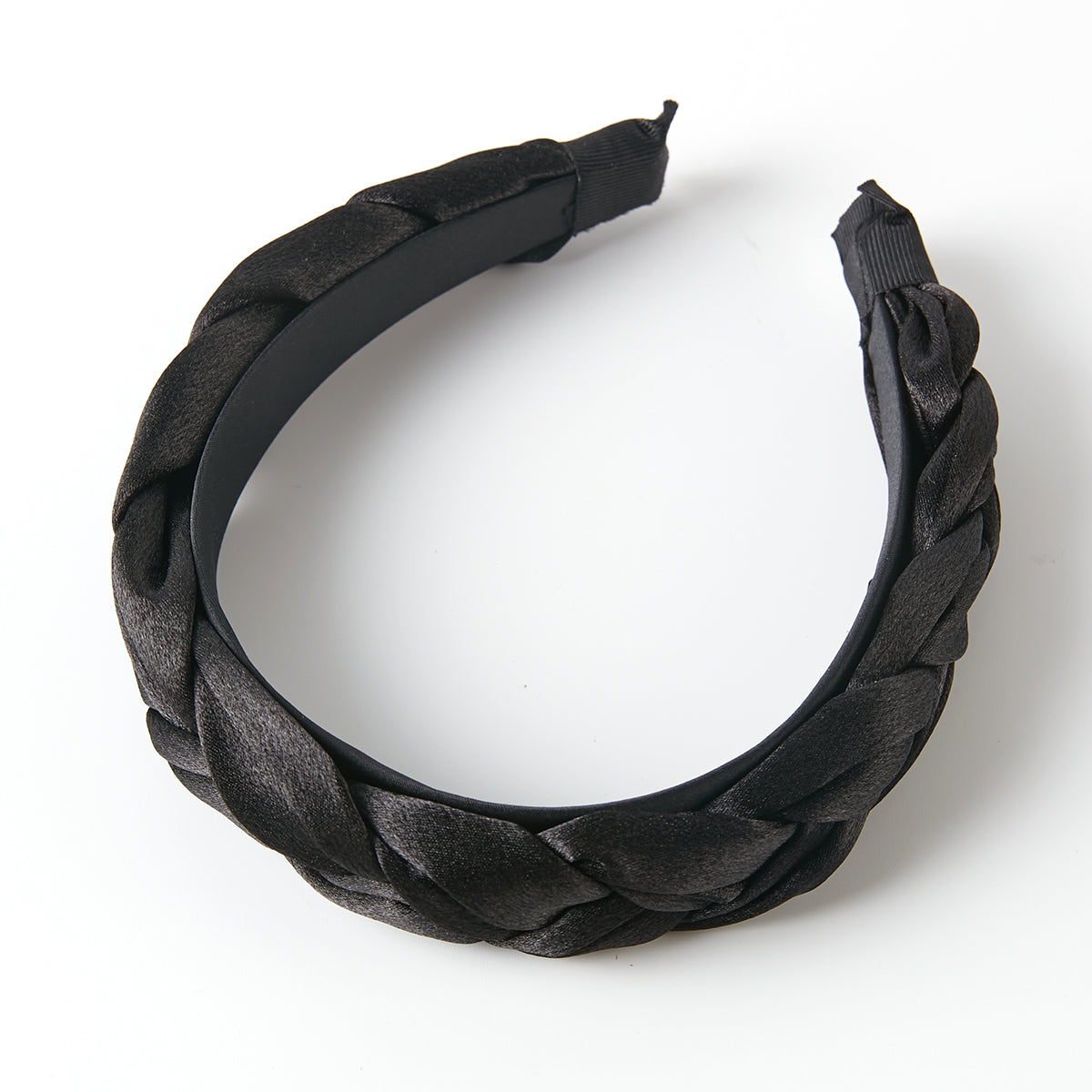 【家居】編織感頭箍 黑色