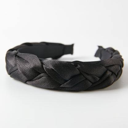 【家居】編織感頭箍 黑色
