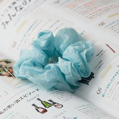 【家居】紋理感髮圈 月白 GSU