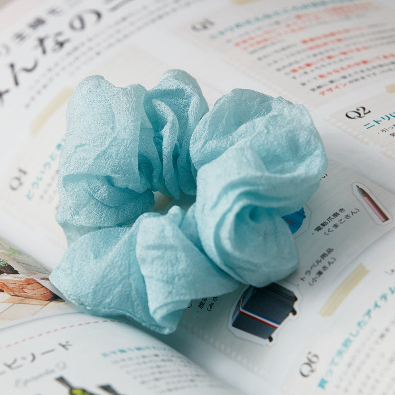 【家居】紋理感髮圈 月白 GSU