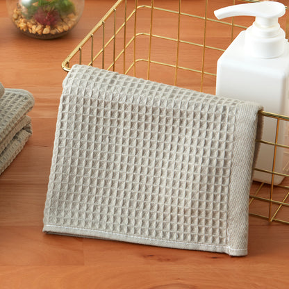 【家居】純棉華夫格擦手巾/面巾/浴巾 LGY