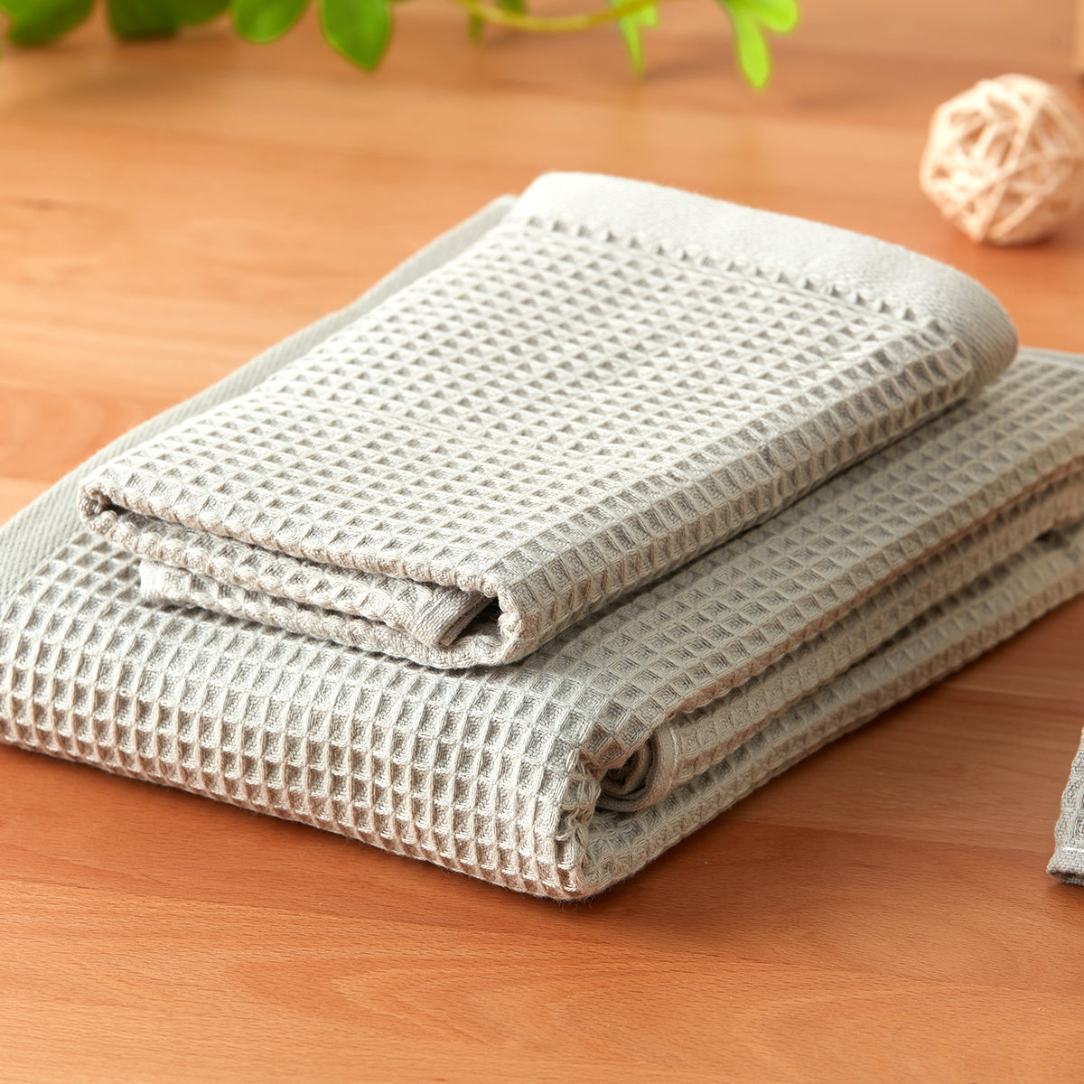 【家居】純棉華夫格擦手巾/面巾/浴巾 LGY