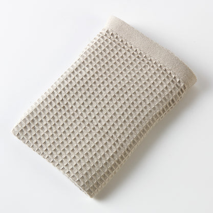 【家居】純棉華夫格擦手巾/面巾/浴巾 LGY