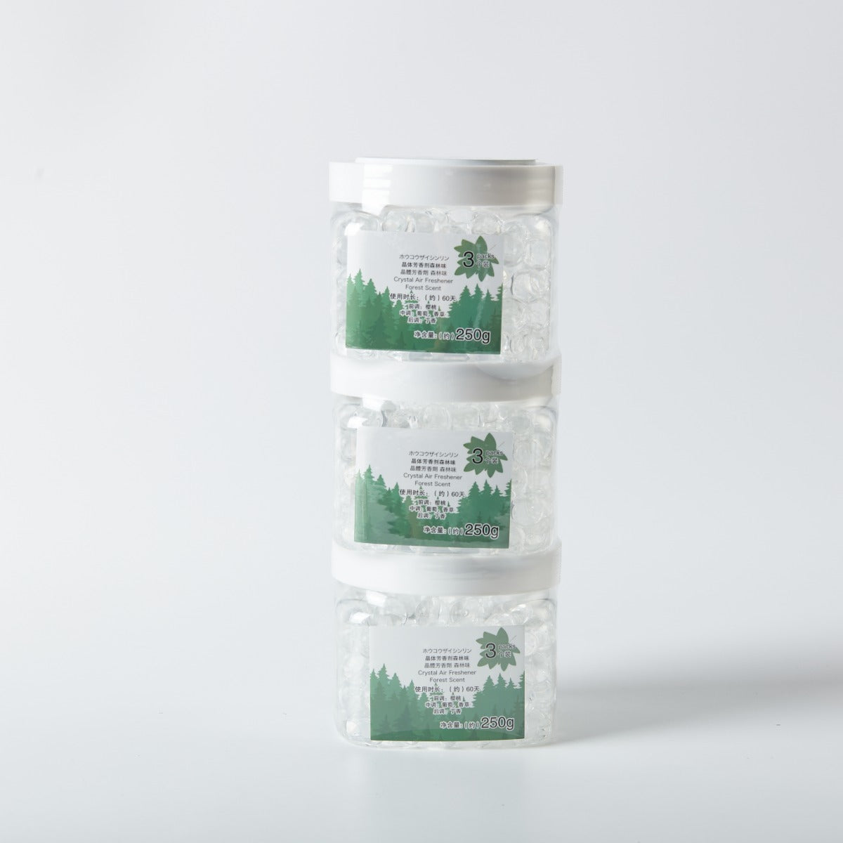 【家居】250g*3個套裝晶體芳香劑