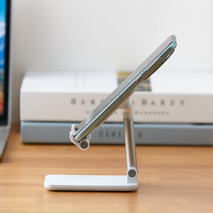 【家居】可摺疊桌面手機支架