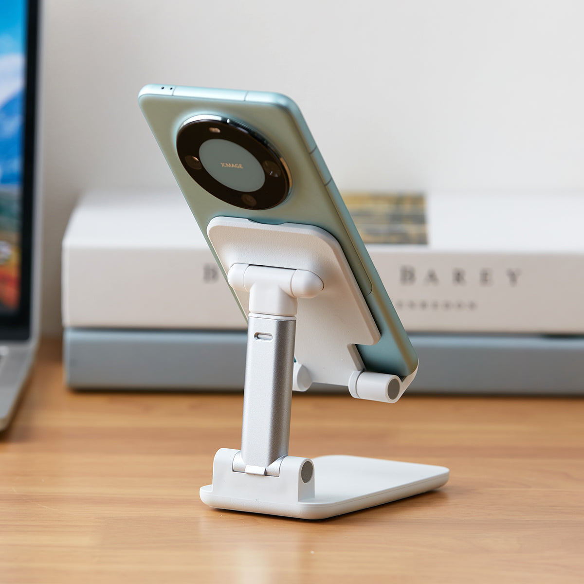 【家居】可摺疊桌面手機支架