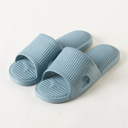 【家居】拖鞋 Q彈條紋TC805