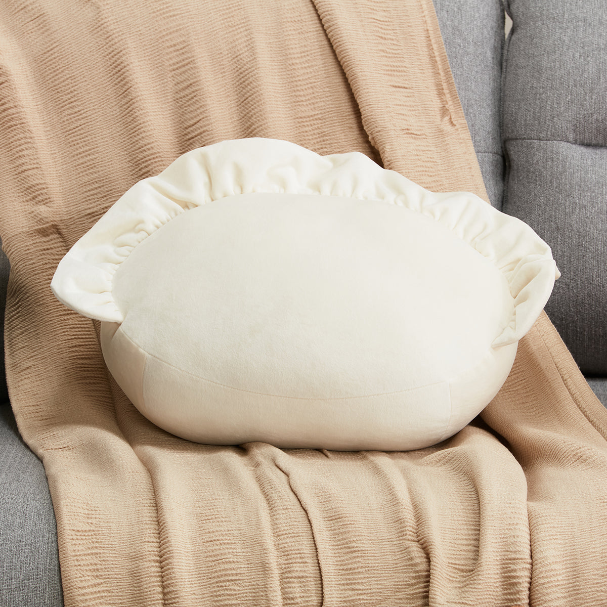 【家居】抱枕 栗子饅頭/餃子/燒肉/牛角包/朱古力曲奇