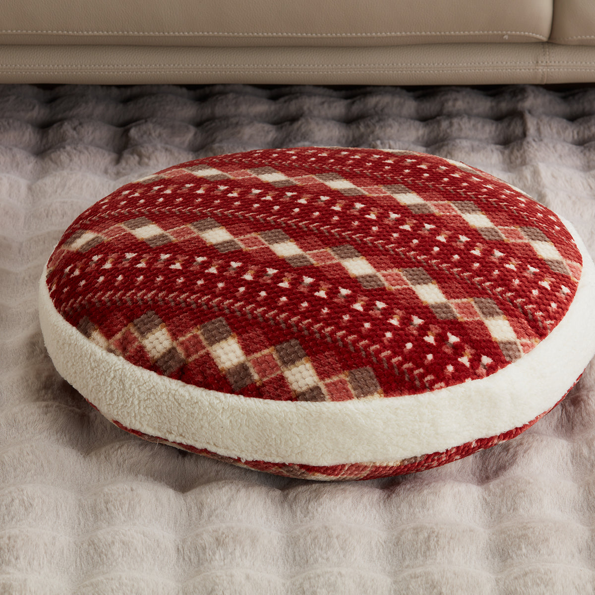 【家居】圓形抱枕 NW 假日2501