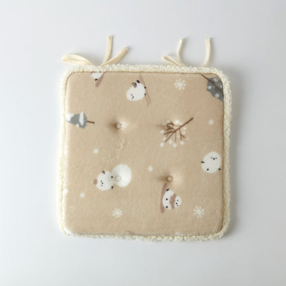 【家居】繫帶坐墊/加厚坐墊 小肥啾2501