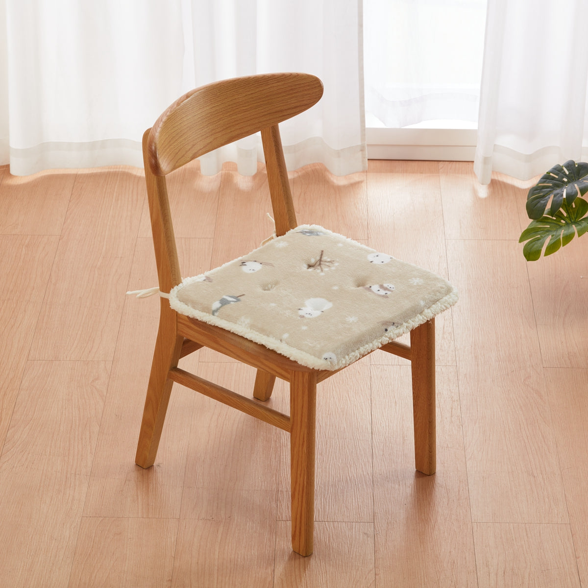 【家居】繫帶坐墊/加厚坐墊 小肥啾2501